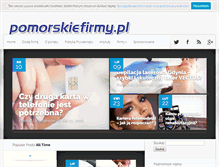 Tablet Screenshot of pomorskiefirmy.pl